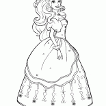 باربي في فستان جميل