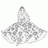 باربي في فستان جميل