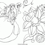 الجان والزهور