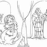 استيقظت أميرة صغيرة تصل