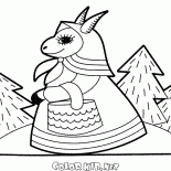 الماعز والغابات