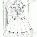 فستان العروس الطويل