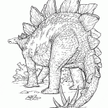 ديناصور بأشواك حادة