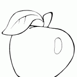 تفاحة ناضجة