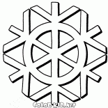 ندفة الثلج المستديرة