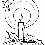 شمعة عيد الميلاد
