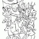 سانتا كلوز والمساعدين الشباب