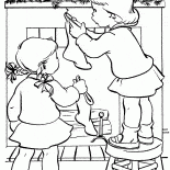 أطفال شنق جوارب