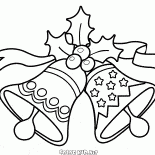 أجراس على شجرة عيد الميلاد