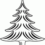 شجرة عيد الميلاد في فصل الشتاء