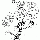 النمر والهدايا